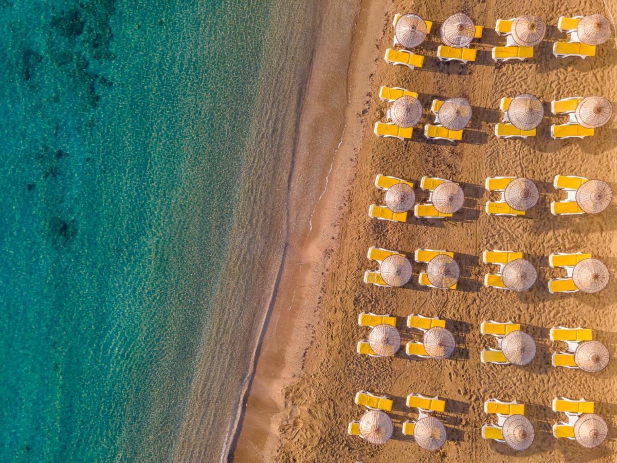 Salamis Bay Conti Resort Hotel & Casino ฟามากุสต้า ภายนอก รูปภาพ Aerial view of a beach in Egypt